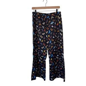 MEGHAN FABULOUS Butterfly Collection Pull On Pants Size Large